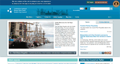 Desktop Screenshot of dublincity.ie